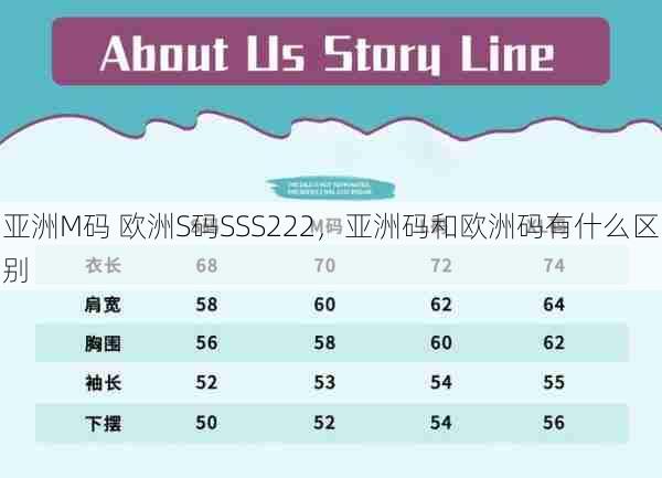 亚洲M码 欧洲S码SSS222,亚洲码和欧洲码有什么区别 第1张 亚洲M码 欧洲S码SSS222,亚洲码和欧洲码有什么区别 第1张